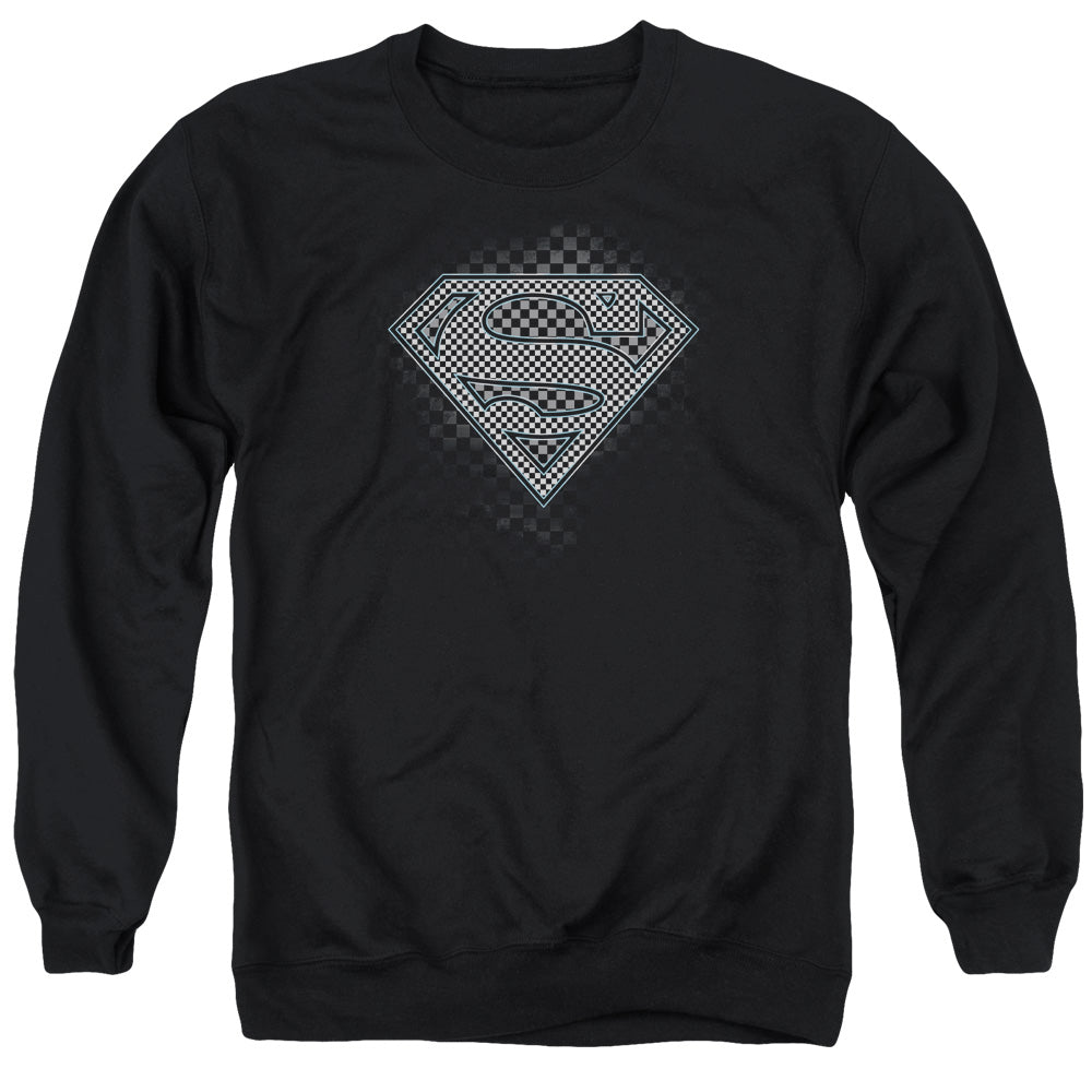Superman Checkerboard Crewneck Sweatshirt