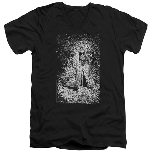 Corpse Bride Bird Dissolve V-Neck T-Shirt