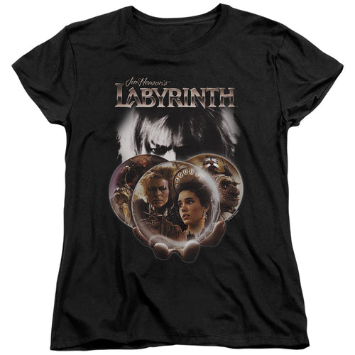 Labyrinth Globes Womens T-Shirt
