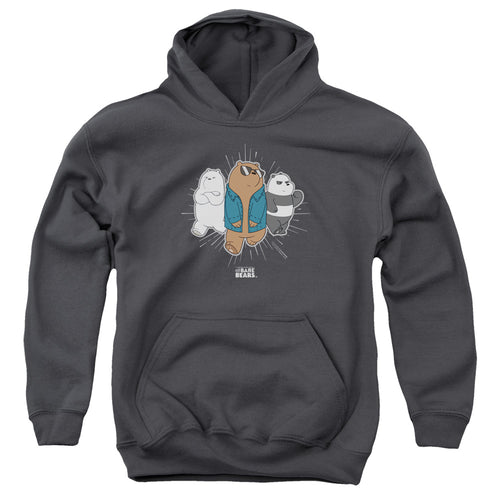 We Bare Bears Grizz Denim Jacket Youth Hoodie