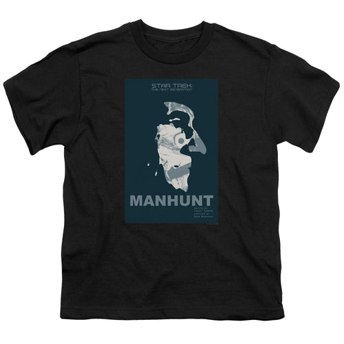 Star Trek Manhunt Black Youth/Toddler T-Shirt