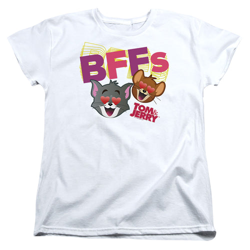 Tom and Jerry Movie BFFs Womens T-Shirt