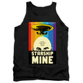 Star Trek Starship Mine Black Tank Top