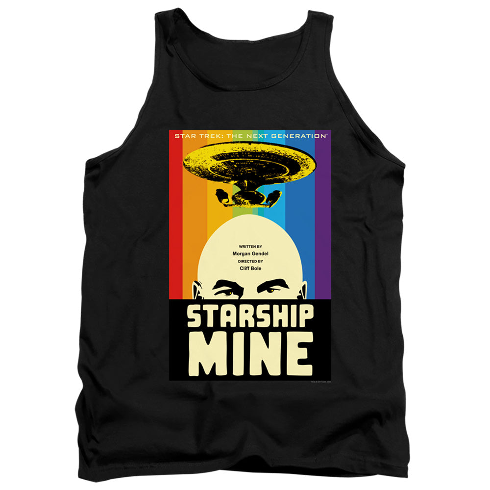 Star Trek Starship Mine Black Tank Top