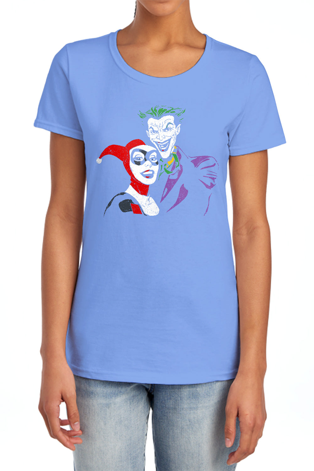 Batman Joker & Harley Womens T-Shirt