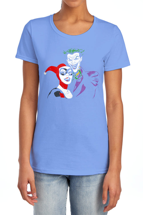 Batman Joker & Harley Womens T-Shirt