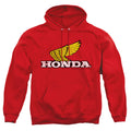 Honda Yellow Wing Logo Pullover Hoodie