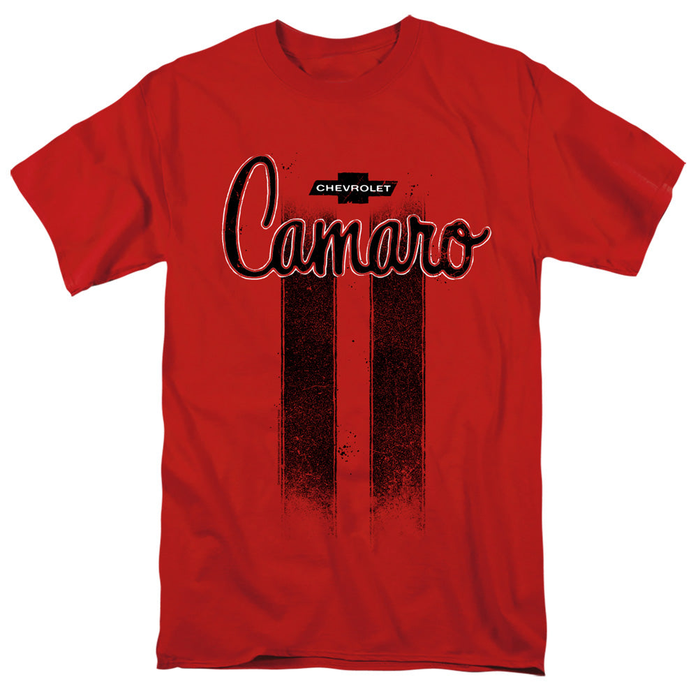 Chevy Camaro Stripes Red T-Shirt