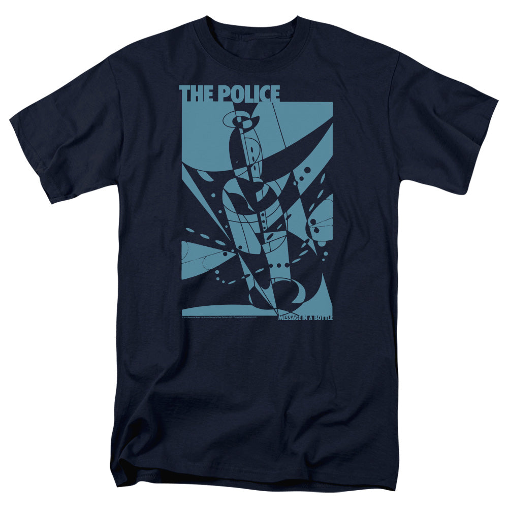 The Police Message in a Bottle Monochrome T-Shirt