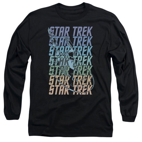 Star Trek Multi Logo Enterprise Long Sleeve T-Shirt