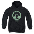 Magic the Gathering Green Symbol Youth Hoodie