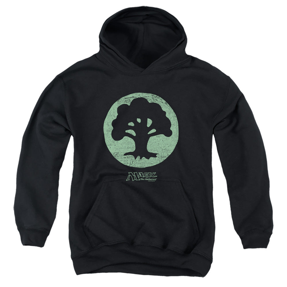 Magic the Gathering Green Symbol Youth Hoodie