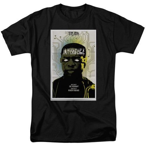 Star Trek Interface Black T-Shirt