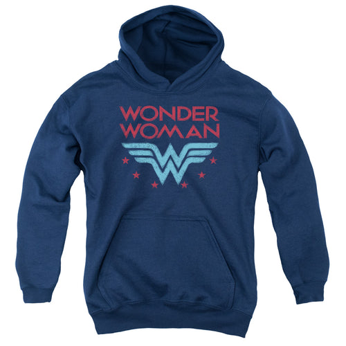 Wonder Woman Wonder Stars Youth Hoodie