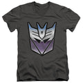 Transformers Vintage Decepticon Logo V-Neck T-Shirt