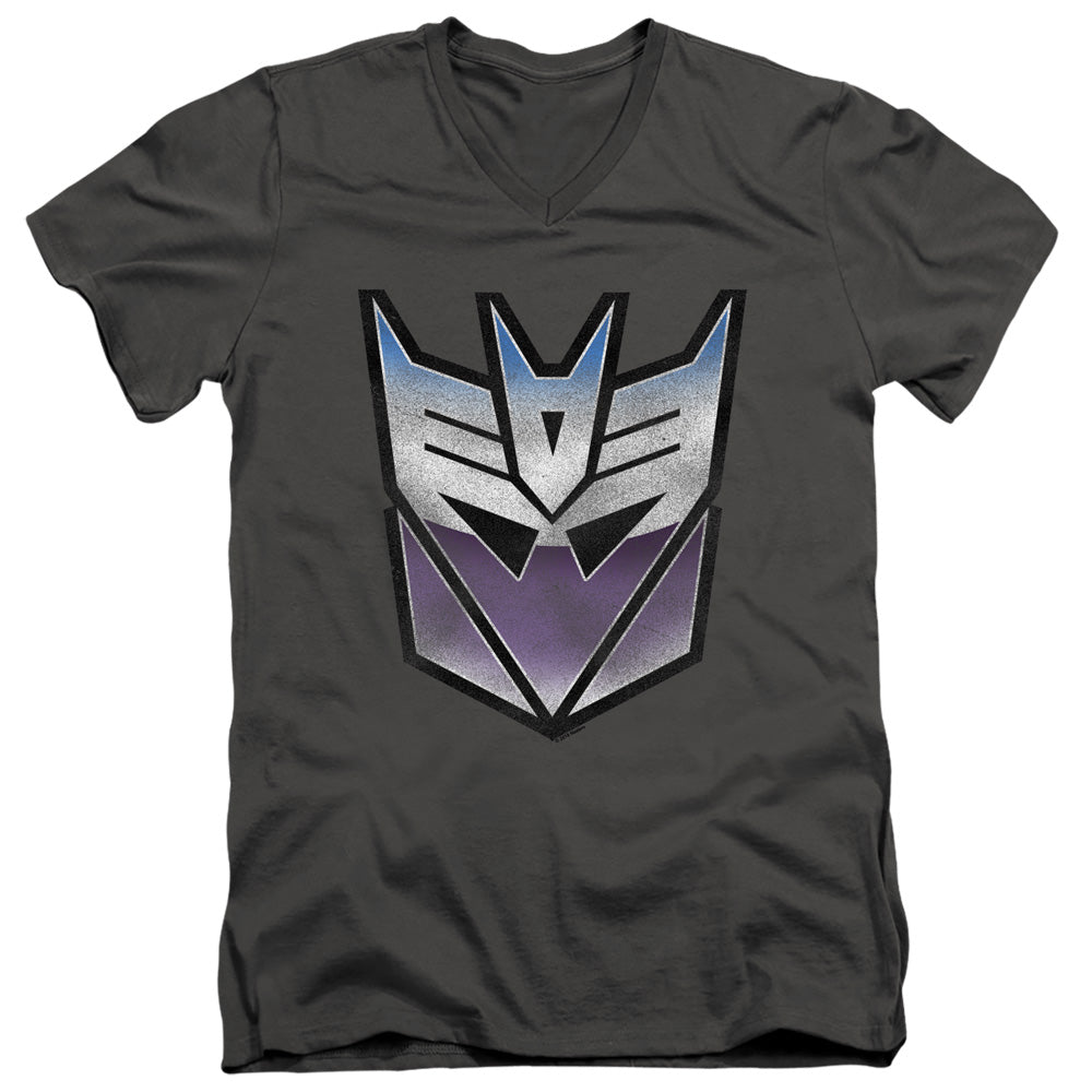 Transformers Vintage Decepticon Logo V-Neck T-Shirt