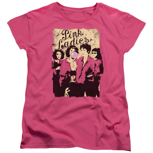 Grease Pink Ladies Womens T-Shirt