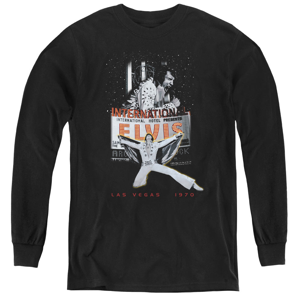 Elvis Presley Las Vegas Youth Long Sleeve T-Shirt