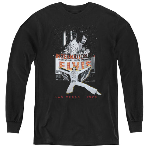 Elvis Presley Las Vegas Youth Long Sleeve T-Shirt