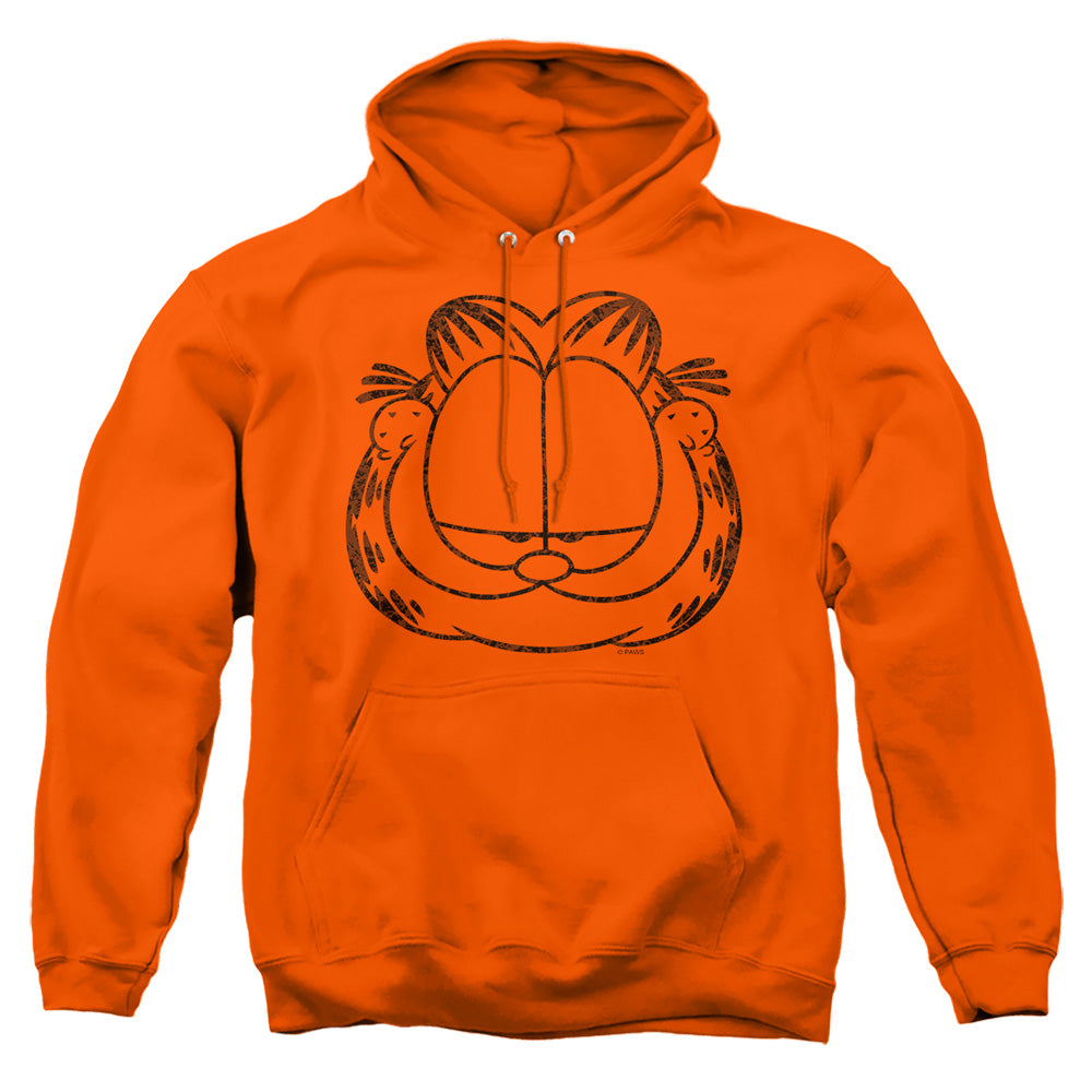 Garfield Smirking Distressed Pullover Hoodie