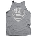 Superman Man of Steel Shield Athletic Heather Tank Top