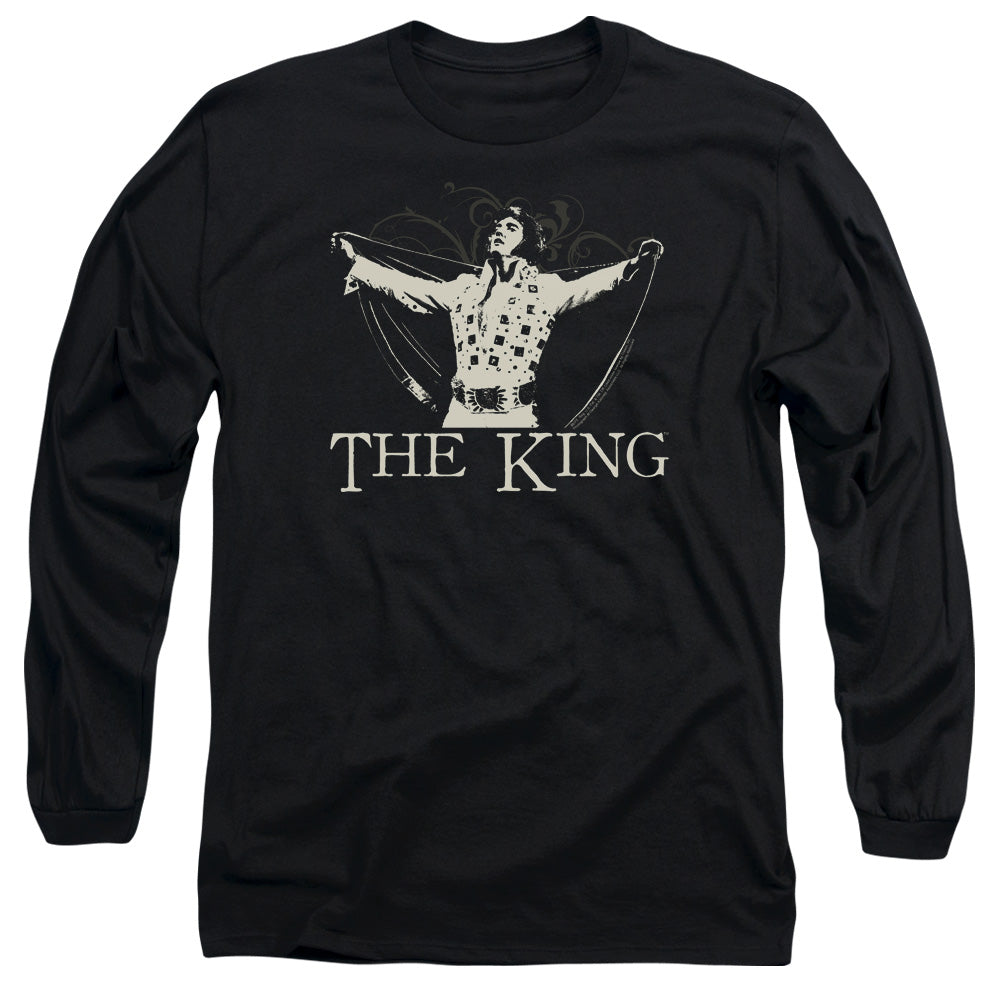 Elvis Presley Ornate King Long Sleeve T-Shirt