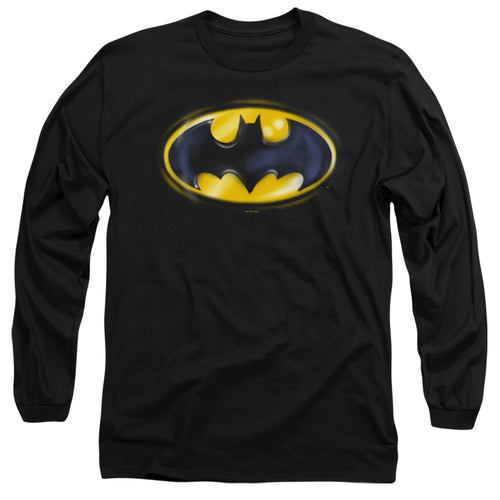 Batman Batman Airbrush Logo Long Sleeve T-Shirt