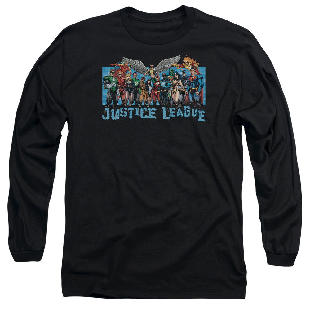 Justice League League Lineup Long Sleeve T-Shirt