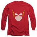 Justice League Flash Head Long Sleeve T-Shirt