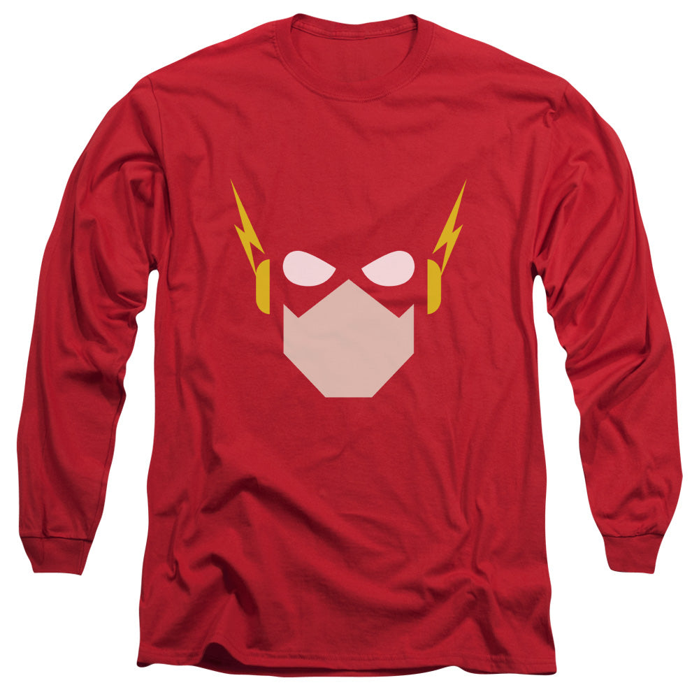 Justice League Flash Head Long Sleeve T-Shirt