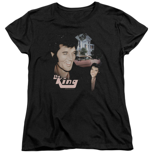 Elvis Presley Home Sweet Home Womens T-Shirt