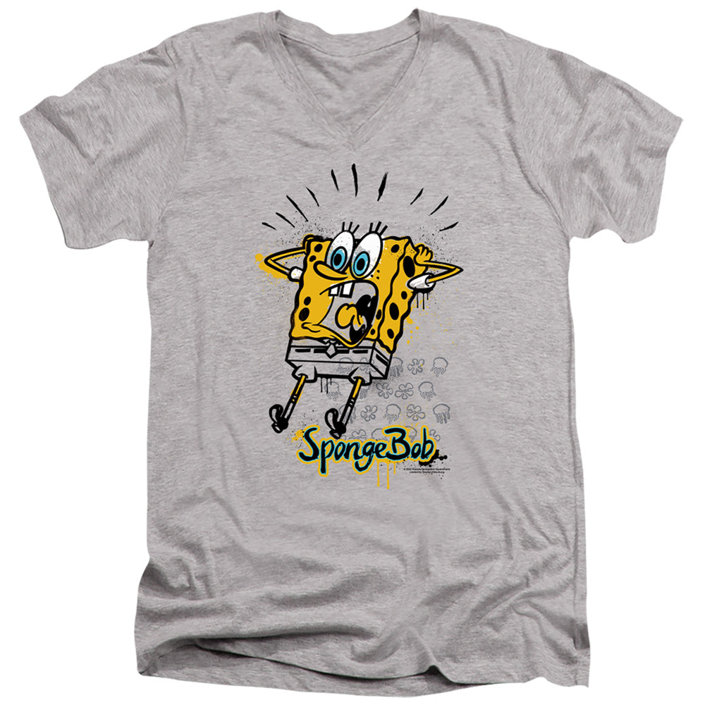 Spongebob Squarepants Shocking! V-Neck T-Shirt