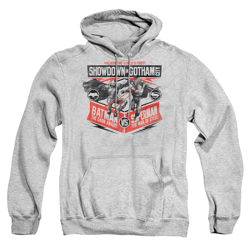 Batman v Superman Showdown In Gotham Pullover Hoodie
