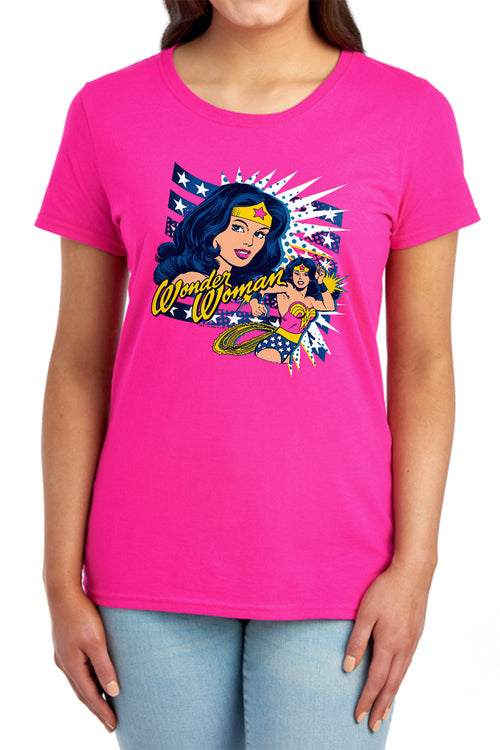 DC Comics Pop Art Wonder Womens T-Shirt