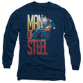 Superman Steel Flight Long Sleeve T-Shirt