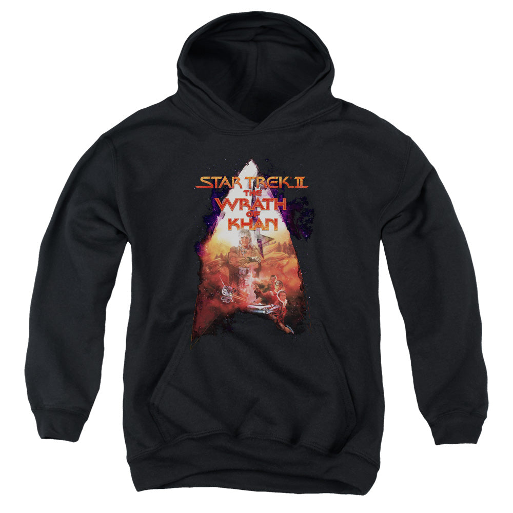 Star Trek The Wrath of Khan Delta Poster Youth Hoodie