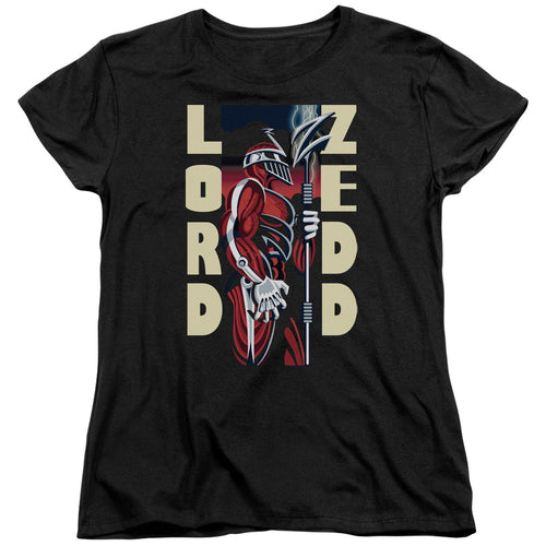 Mighty Morphin Power Rangers Zedd Deco Womens T-Shirt