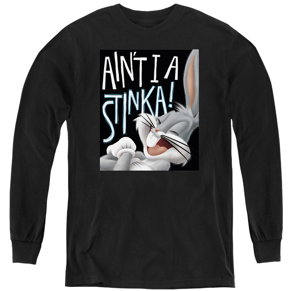Looney Tunes Bugs Bunny Ain'T I A Stinka! Youth Long Sleeve T-Shirt