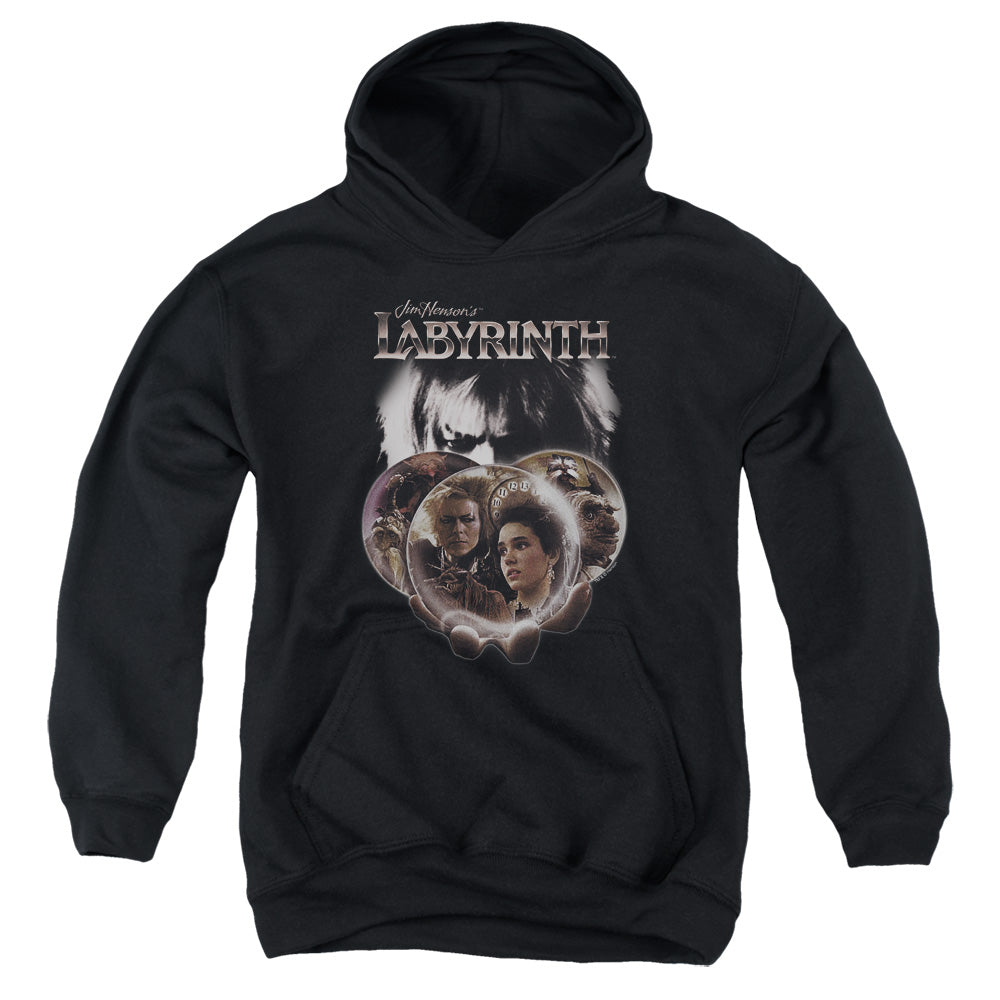 Labyrinth Globes Youth Hoodie