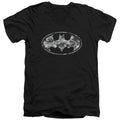 Batman Urban Camo Shield V-Neck T-Shirt