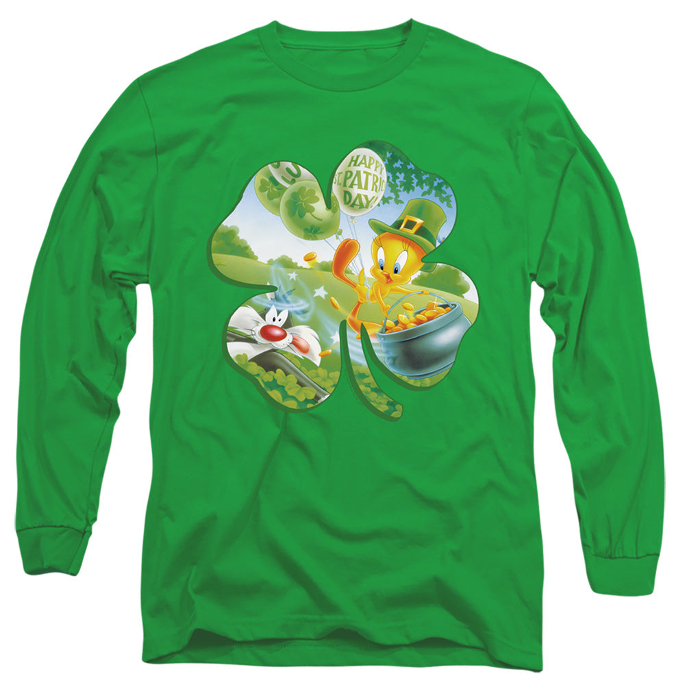 Looney Tunes Tweety Shamrock Long Sleeve T-Shirt