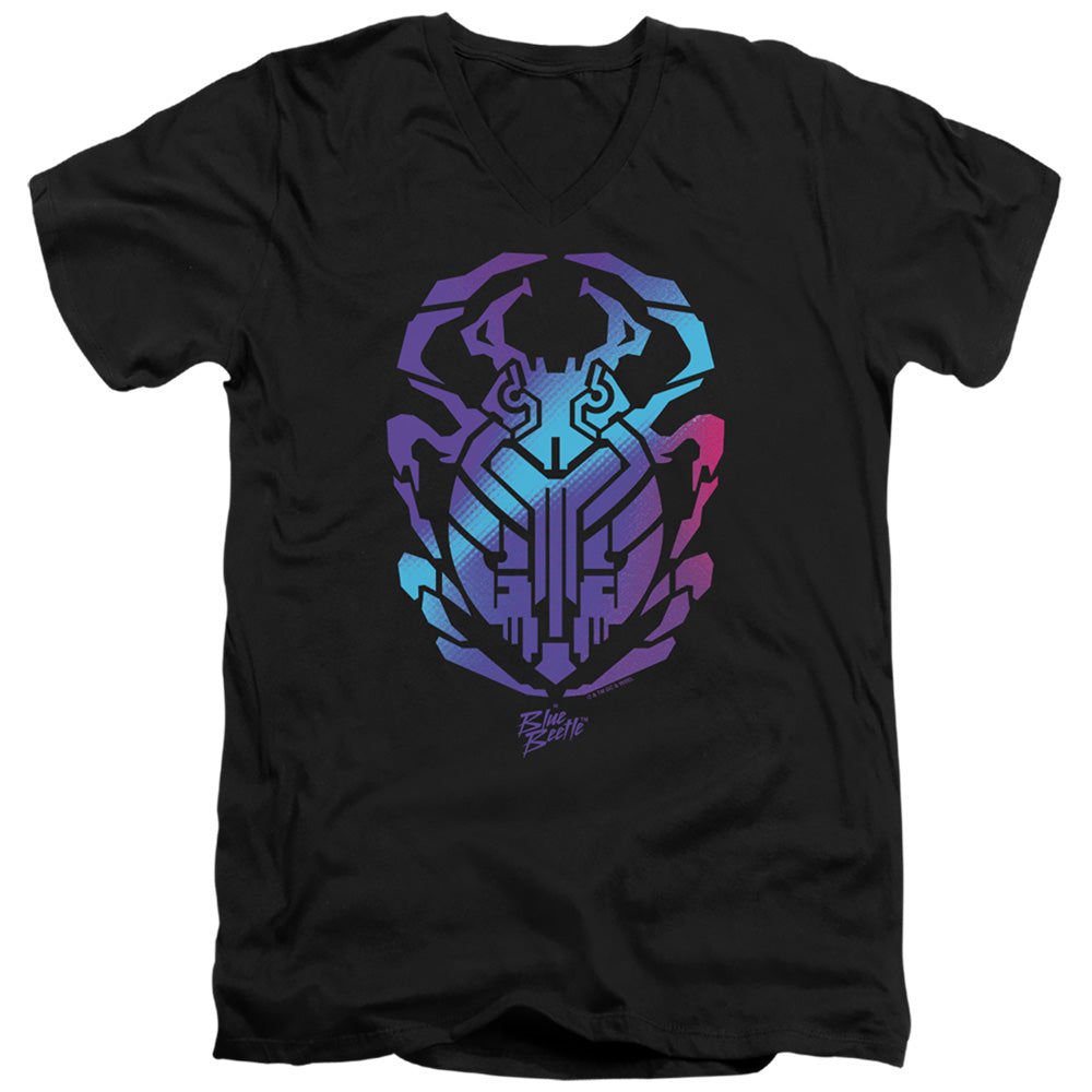 Blue Beetle Scarab V-Neck T-Shirt