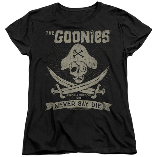 The Goonies Never Say Die Womens T-Shirt
