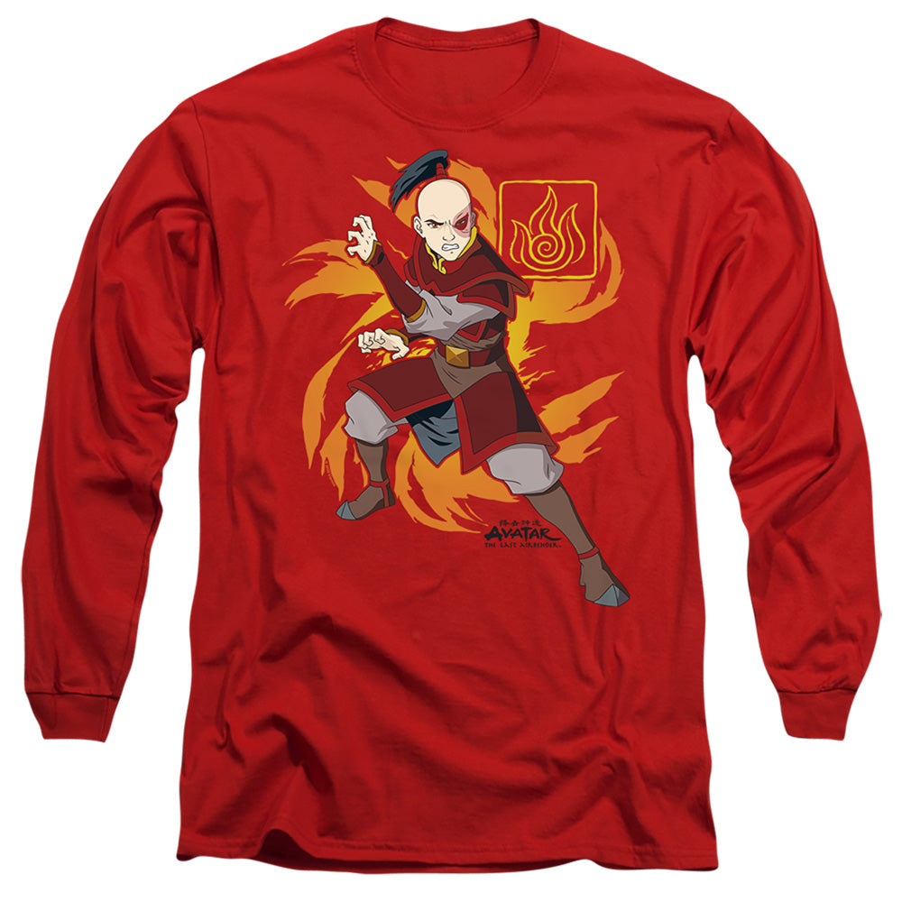 Avatar: The Last Airbender Zuko Flame Burst Long Sleeve T-Shirt
