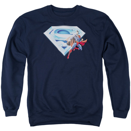 Superman & Crystal Logo Crewneck Sweatshirt