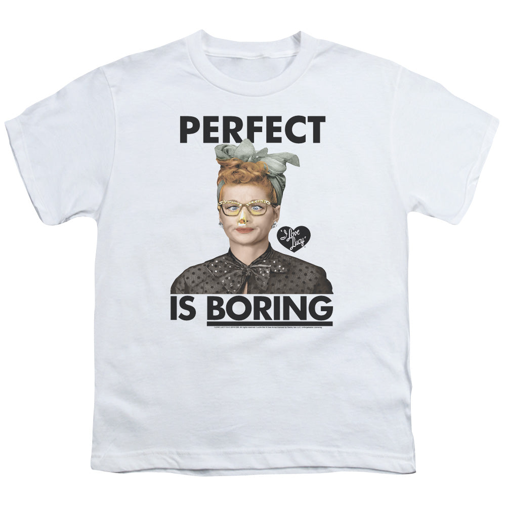 I Love Lucy Perfect Is Boring Youth/Toddler T-Shirt