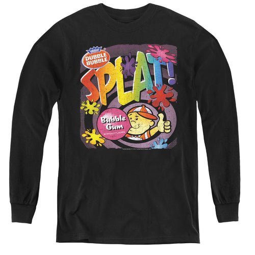Dubble Bubble Splat Gum Youth Long Sleeve T-Shirt