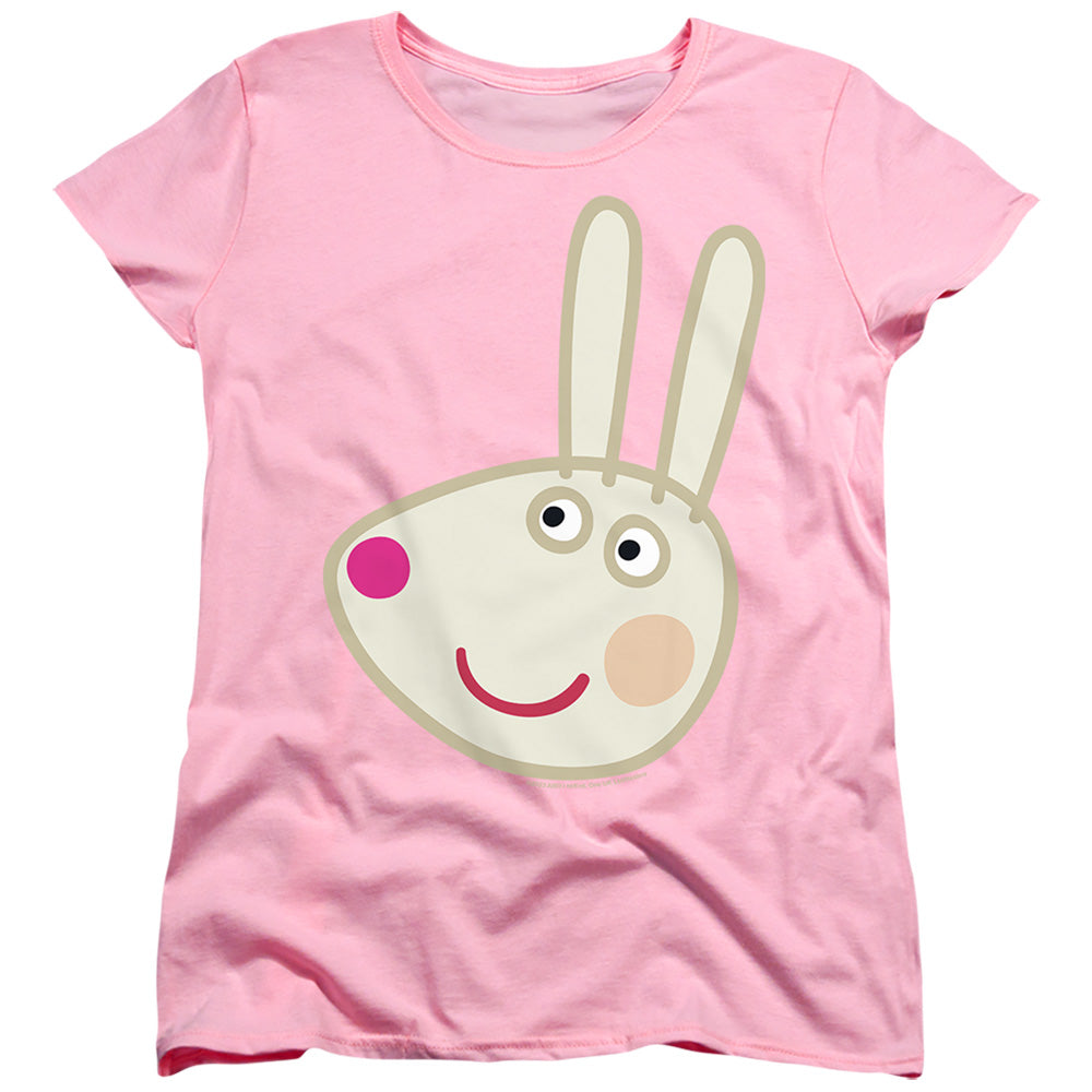 Peppa Pig Rebecca Rabbit Face Womens T-Shirt