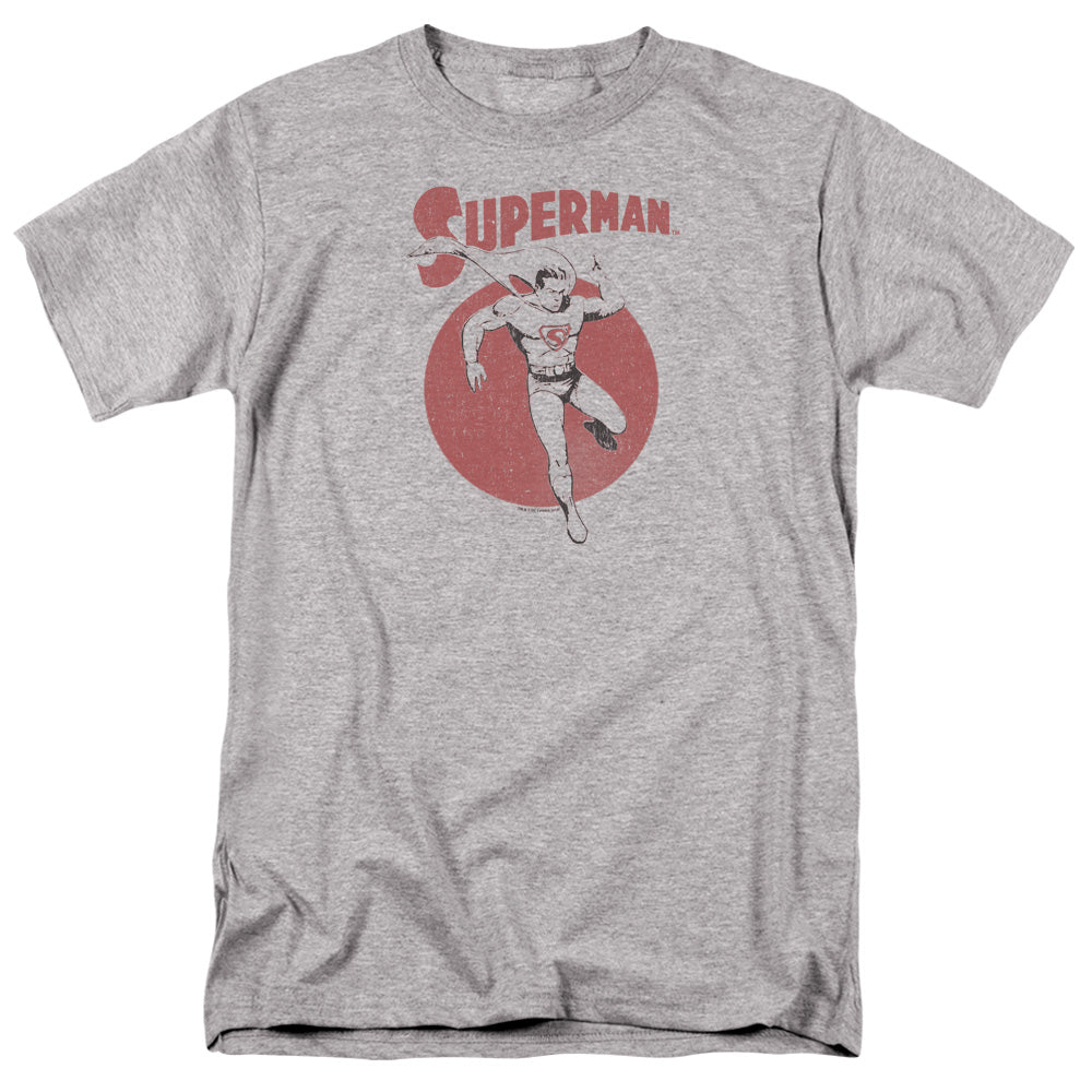 Superman Vintage Sphere Athletic Heather T-Shirt