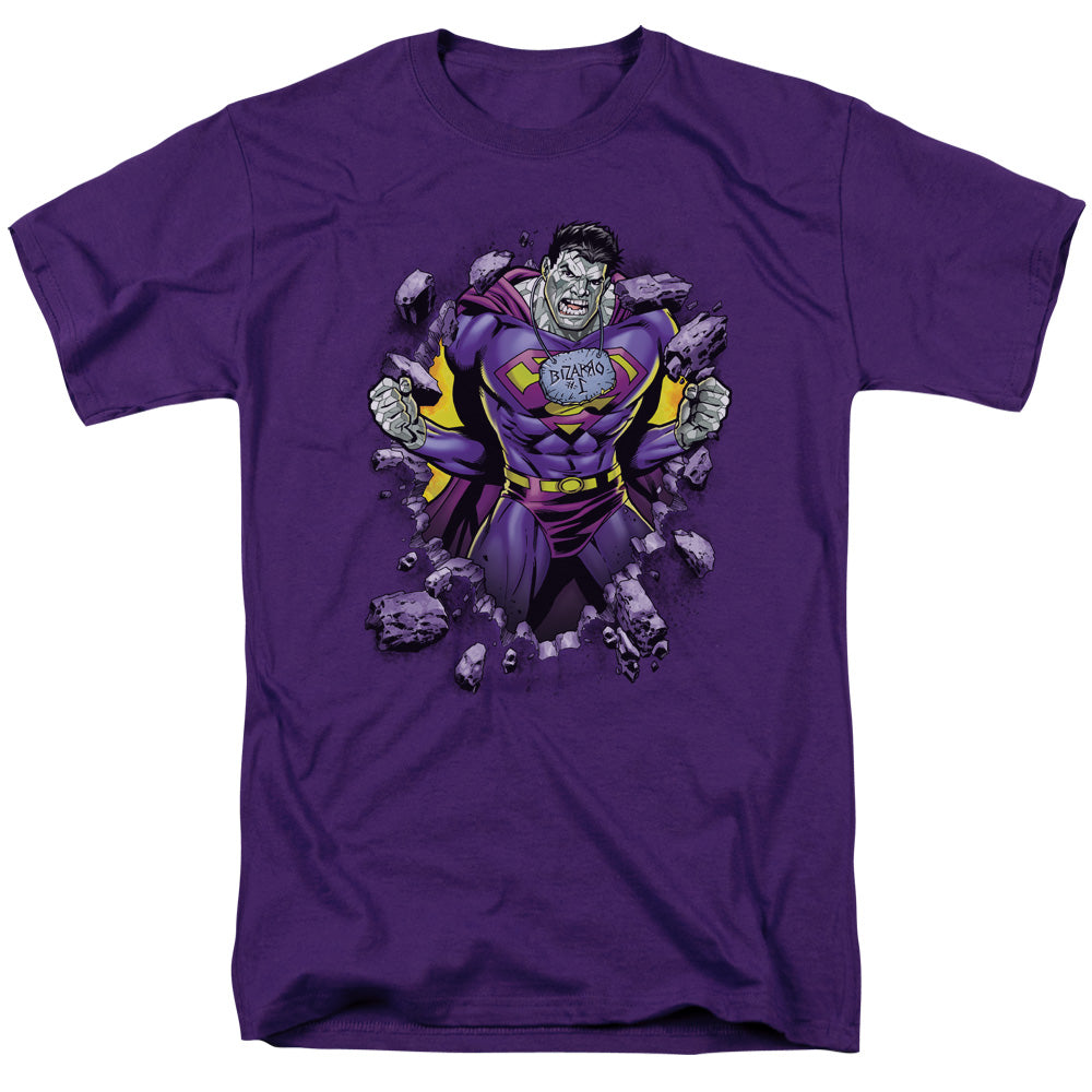 Superman Bizzaro Breakthrough Purple T-Shirt